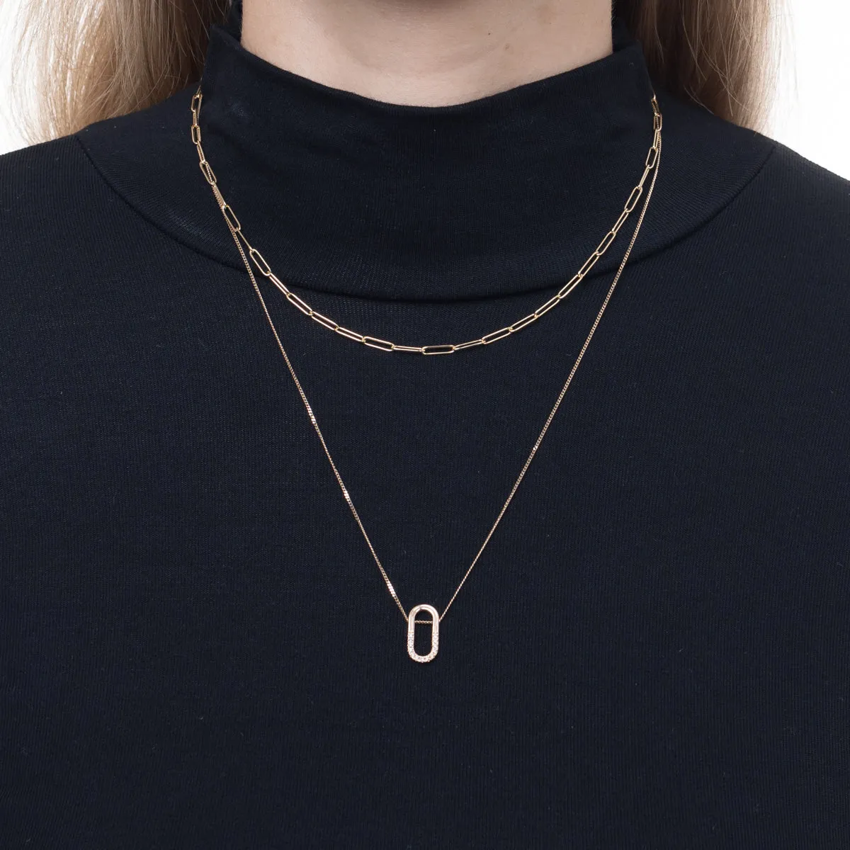 18k "All About Basics" Labber Chain Necklace