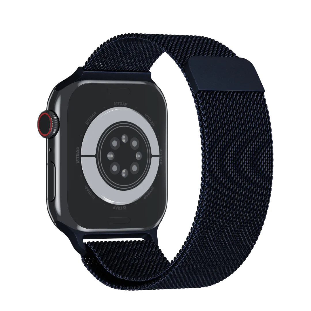 Blue Milanese Loop for Apple Watch