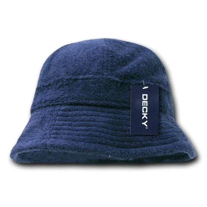 Decky Terry Cloth Fisherman'S Bucket Snug Comfortable Beach Fit Hats