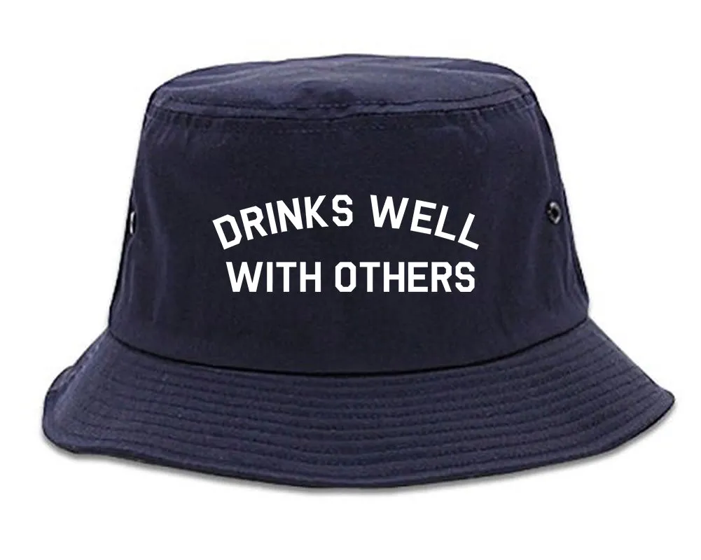 Drinks Well With Others Mens Bucket Hat