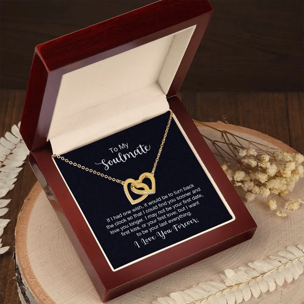 Interlocking Hearts Necklace - For Soulmate
