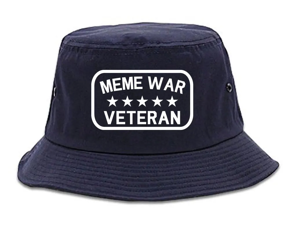 Meme War Veteran Mens Bucket Hat