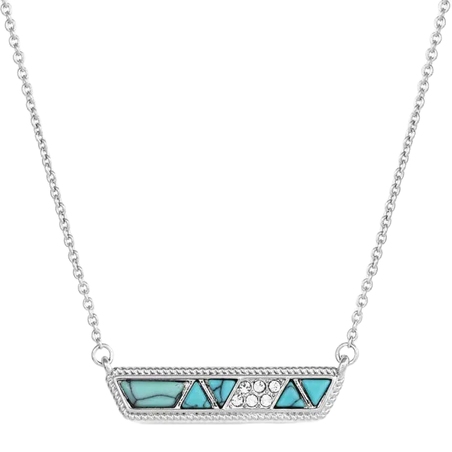 Montana Silversmiths Ladies High Noon Cobblestone Bar Necklace NC5481