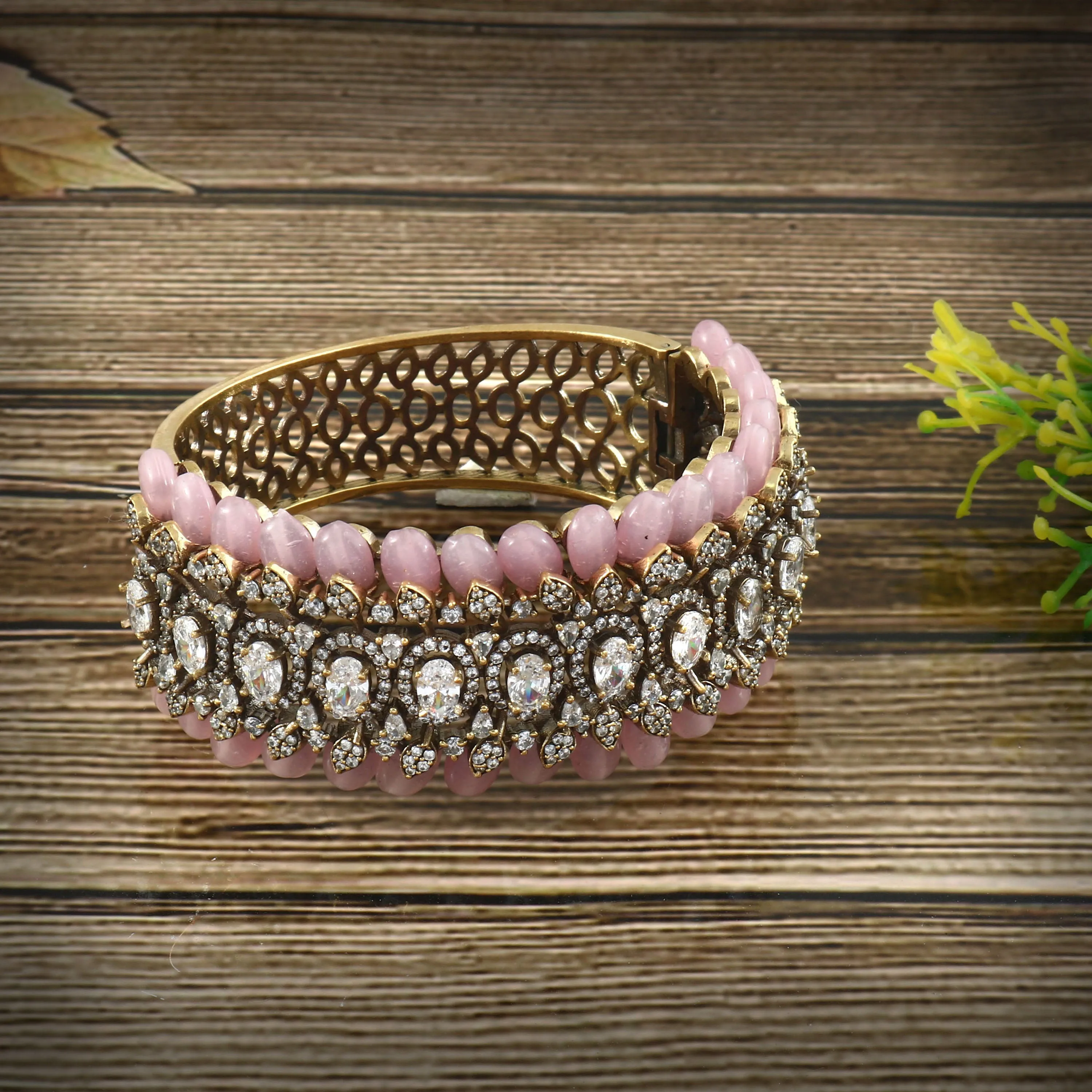Victorian Finish Zircon Stone Bracelet for Women