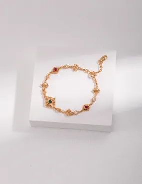 Vintage-style Zircon Bracelet