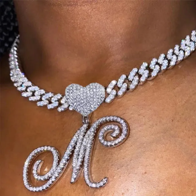Women personalize stainless steel Cuban Necklace Hip hop Jewelry For Women